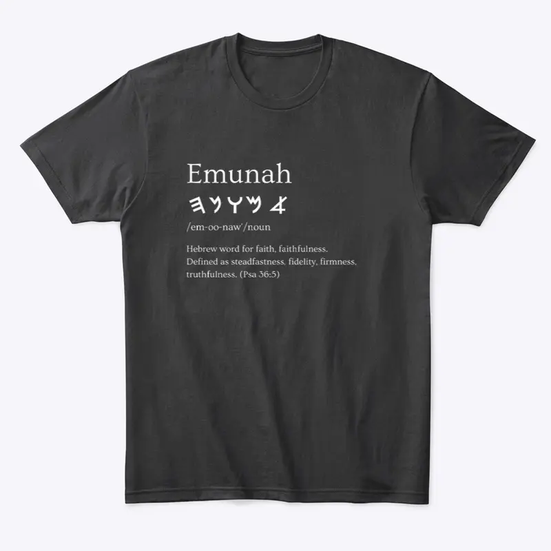 Divine Definitions: Emunah